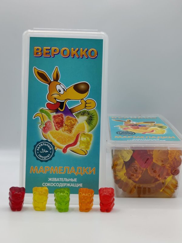 №2 Жевательный мармелад Мишки фруктовые, 250г   в Верхней Салде